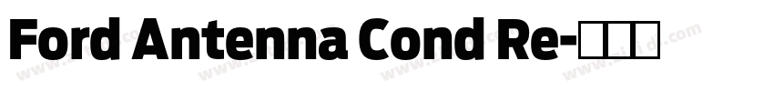 Ford Antenna Cond Re字体转换 Ford Antenna Cond Re字体转换
